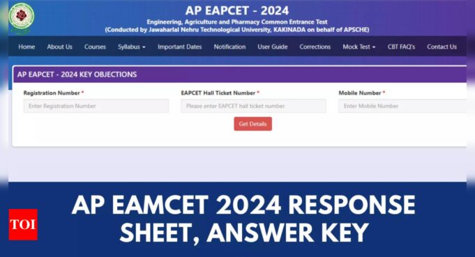 AP EAMCET 2024 Engineering Answer Key: সরাসরি লিঙ্ক দেখতে এখানে ক্লিক করুন | - Times of India

