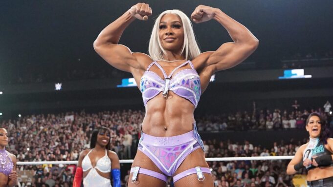 Jade Cargill posing during a May 2024 edition of SmackDown