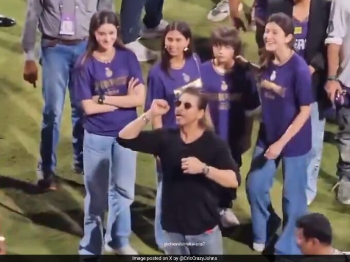 Watch: Fans Chant CSK, CSK After KKRs IPL 2024 Triumph, Shah Rukh Khans Response Is Gold