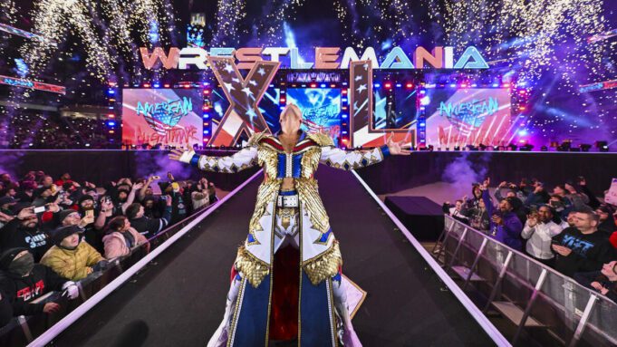 Cody Rhodes makes entrance at WWE WrestleMania 40