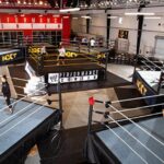 WWE Recruits training in the Performance Center in Orlando