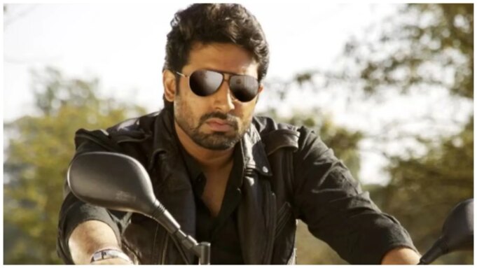 Abhishek Bachchan in a still from Dhoom 2.