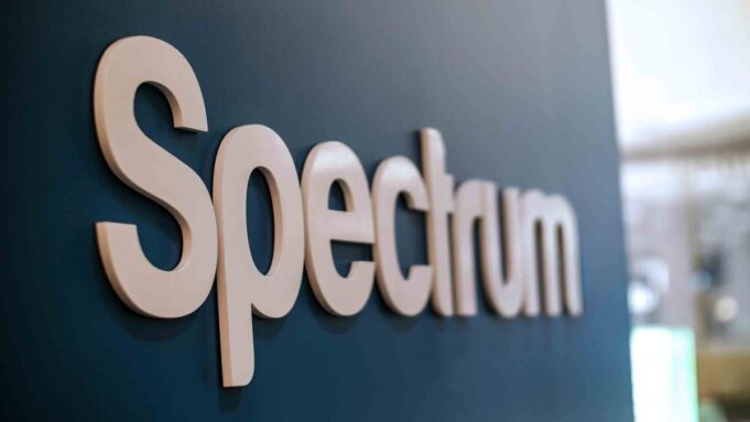 Image of Spectrum logo on a building