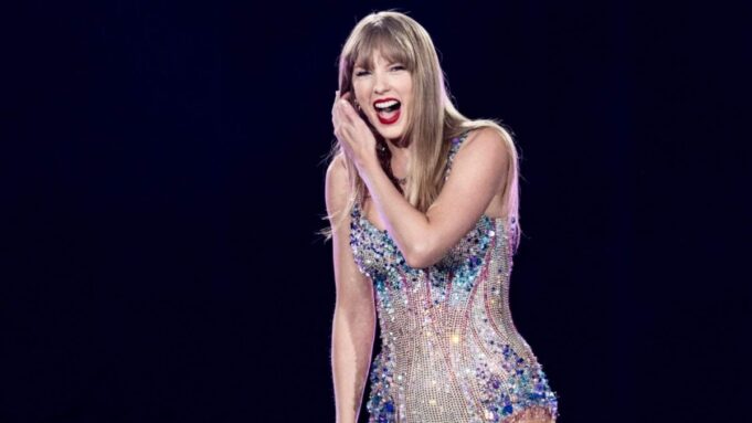 Taylor Swift gives cute tribute to Travis Kelce amid his absence at Eras Tour show in Dublin