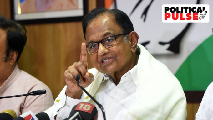 "What defined the BJP campaign is the continuous speeches after April 21 by the Prime Minister and other leaders spreading hate and divisiveness particularly against the Muslims," Congress leader P Chidambaram said. (Express file photo by Rohit Jain Paras)