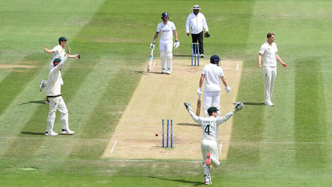 Jonny Bairstow's stumping dismissal by Alex Carey of the Lord's Test proved to be fatal in England's 43-run defeat to Australia. (AP)