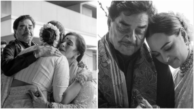 Sonakshi Sinha shared unseen photos from her wedding day with parents Shatrughan Sinha and Poonam Sinha.
