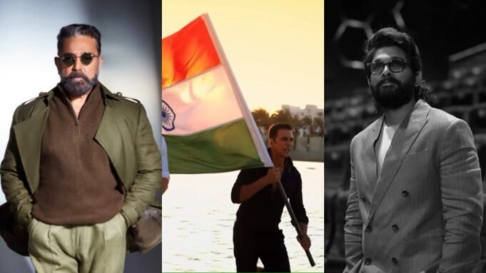 Akshay Kumar, Kamal Haasan, Allu Arjun send Independence Day 2024 wishes.